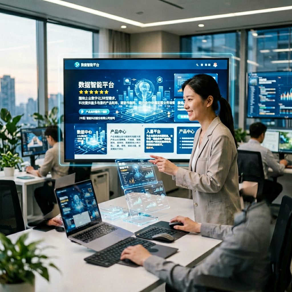 乐竟数据智能平台界面展示